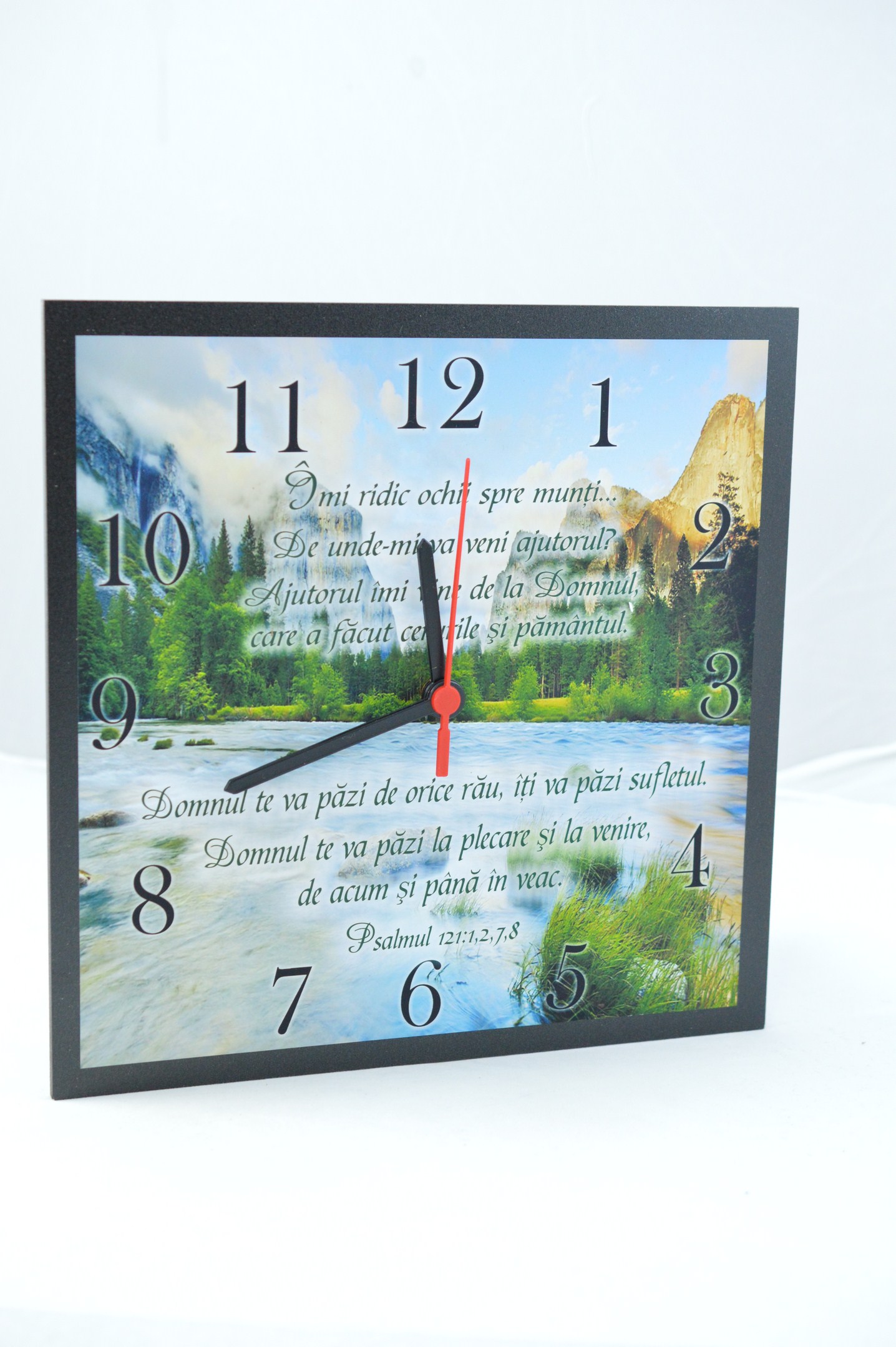 Ceas cu mesaj - Imi ridic ochii spre munti