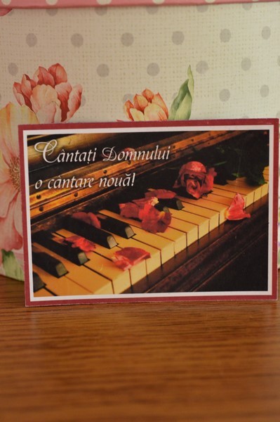 Magnet de frigider-Cantati Domnului o cantare noua!
