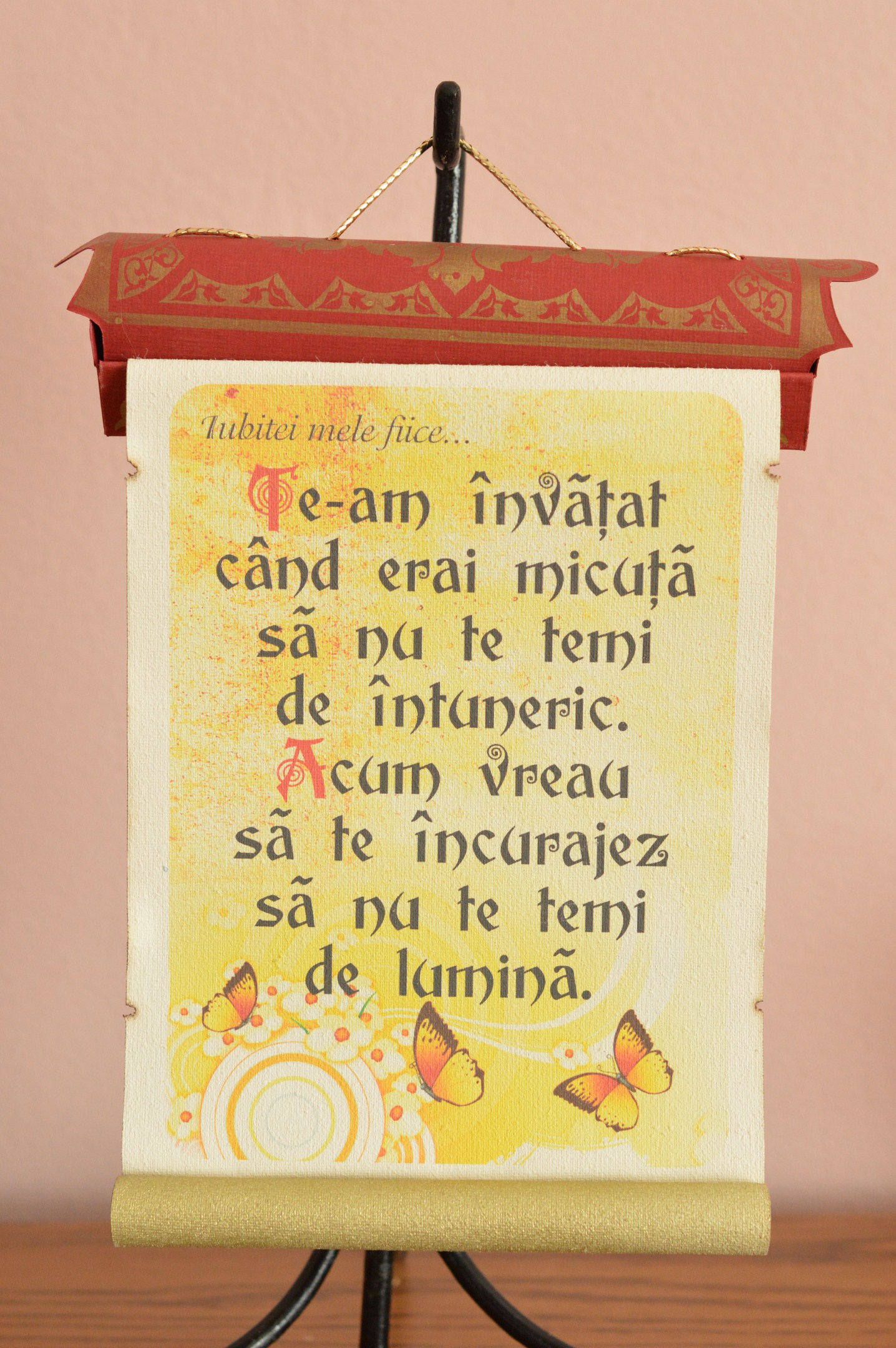 Pergament antic -Te-am invatat cand erai micuta.... Pergament antic -Te-am invatat cand erai micuta....