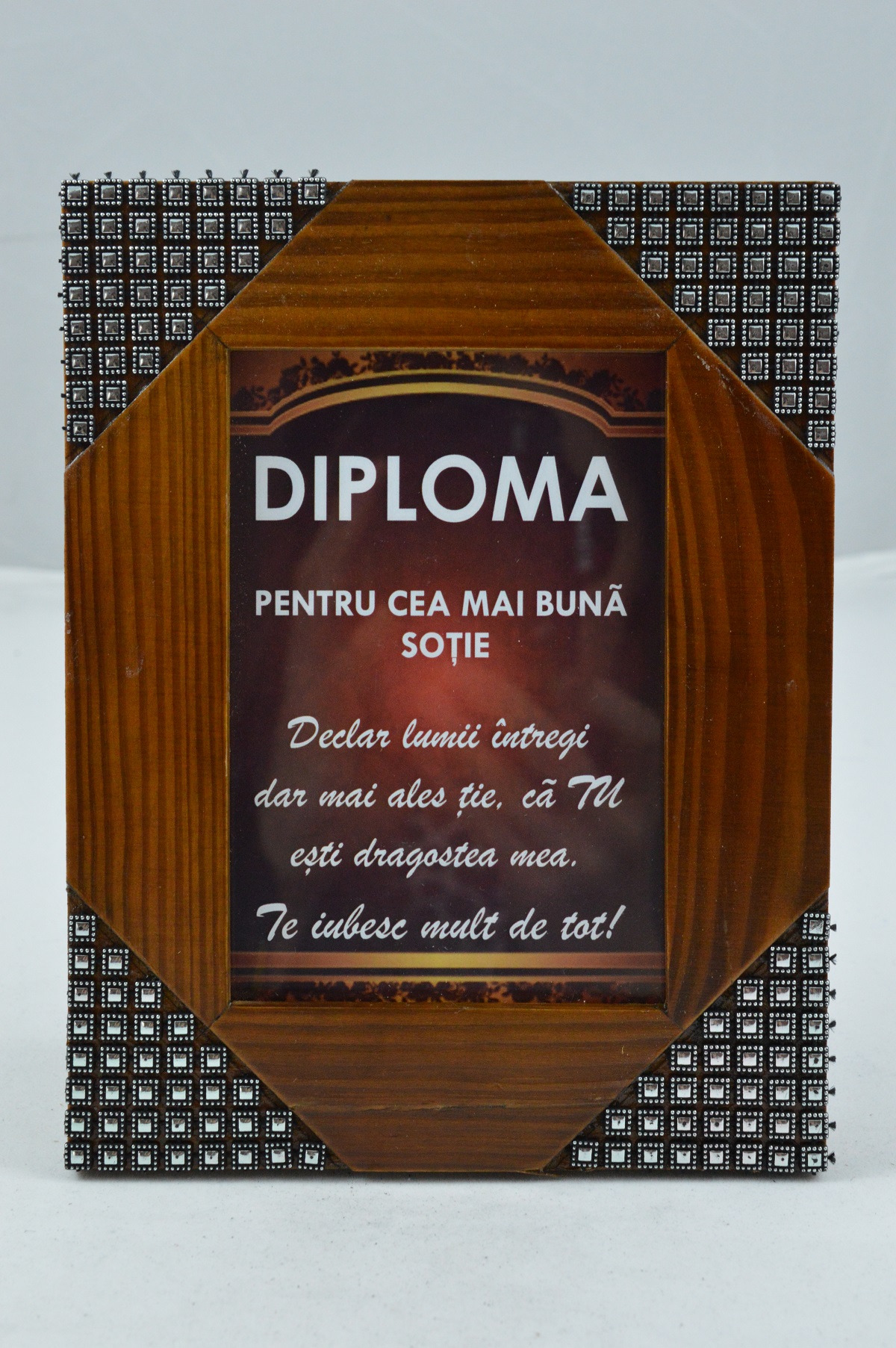 Diploma in rama - Pentru cea mai buna sotie Diploma in rama - Pentru cea mai buna sotie
