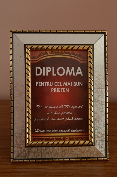Diploma in rama-Pentru cel mai bun PRIETEN Diploma in rama-Pentru cel mai bun PRIETEN