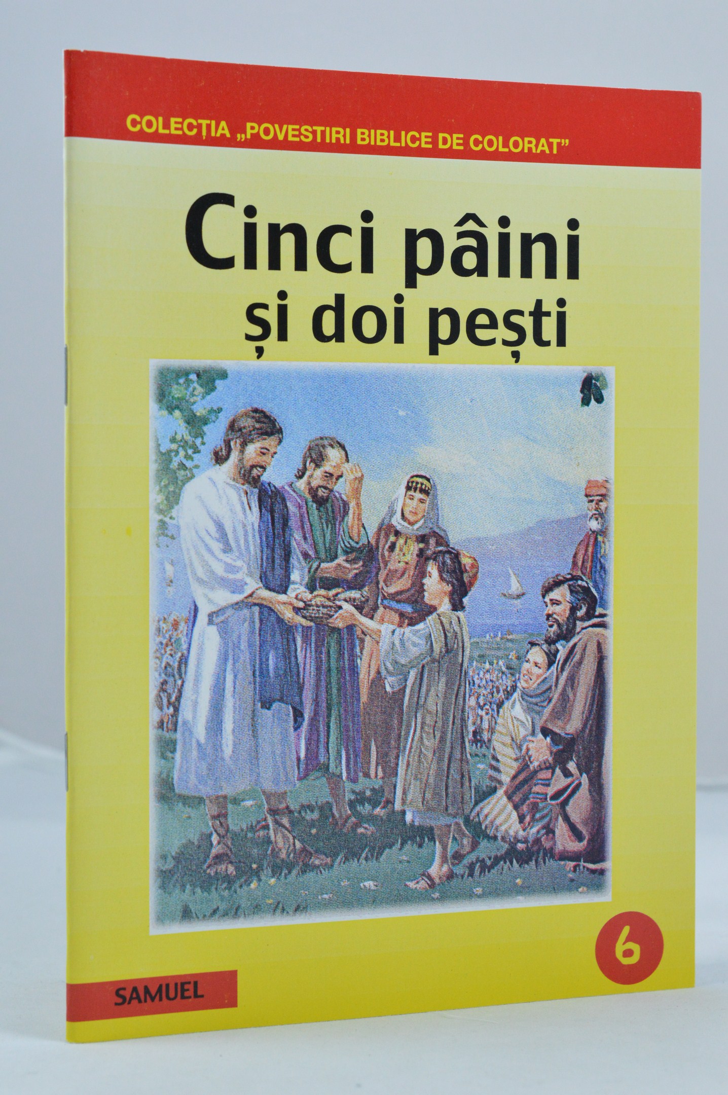 Cinci paini si doi pesti - Povestiri crestine de colorat Cinci paini si doi pesti - Povestiri crestine de colorat