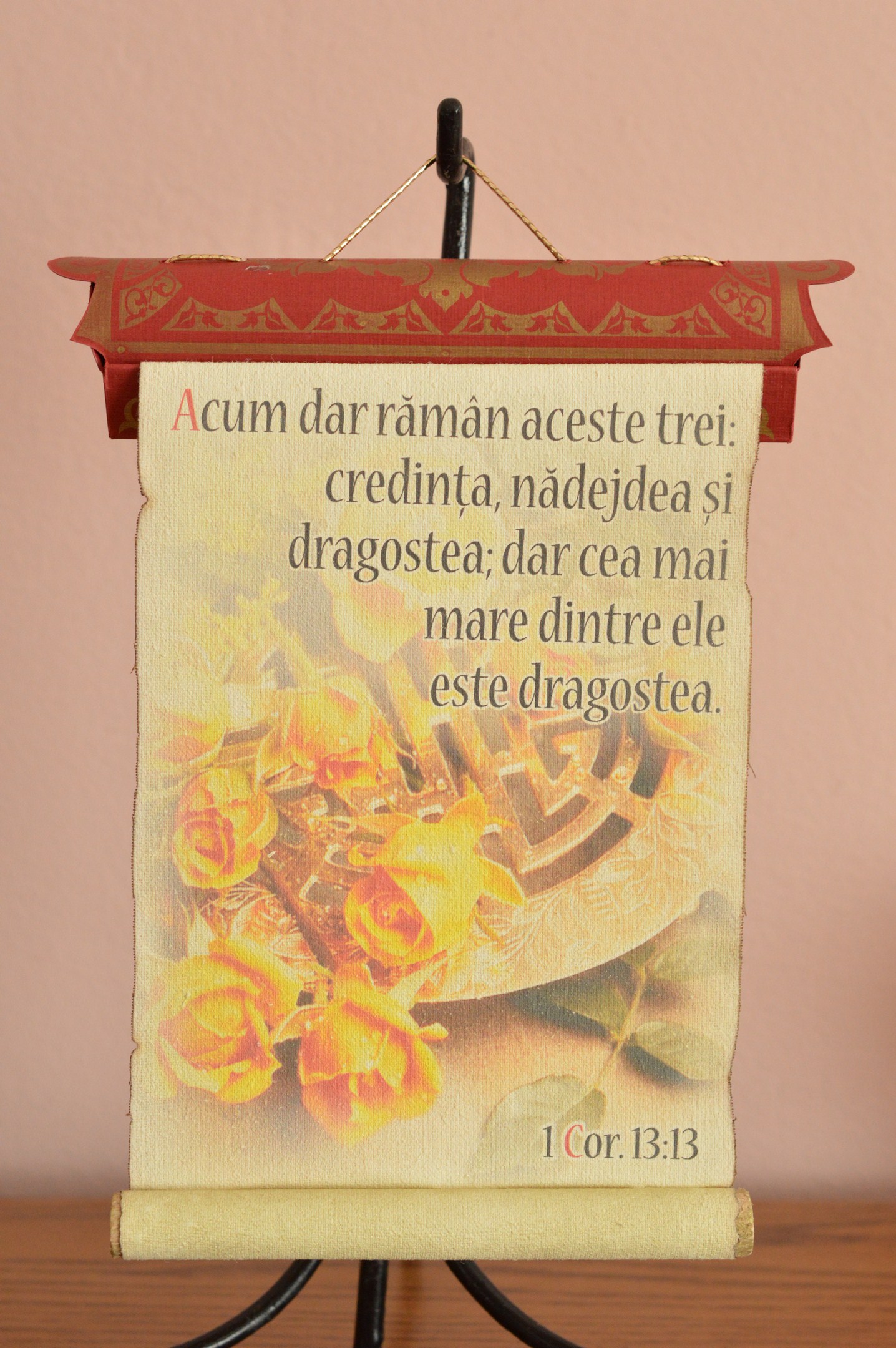 Pergament antic -Acum dar raman aceste trei: