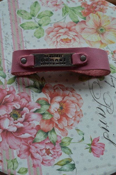 Bratara din piele - Si astazi Domnul este cu mine Bratara din piele - Si astazi Domnul este cu mine