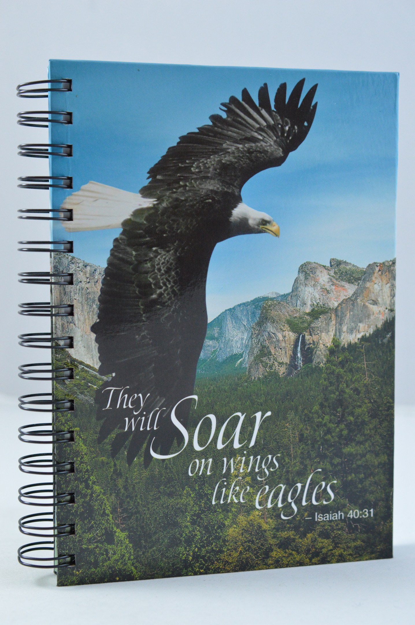 Jurnal crestin cu spirala - Eagle (Isaiah 40:31) Jurnal crestin cu spirala - Eagle (Isaiah 40:31)