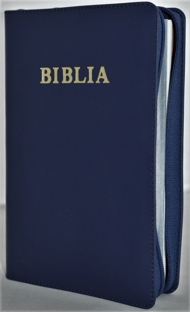 Biblia de studiu pentru o viata deplina, piele, bleumarin, margini argintii, fermoar - versiune pentru copii Biblia de studiu pentru o viata deplina, piele, bleumarin, margini argintii, fermoar - versiune pentru copii
