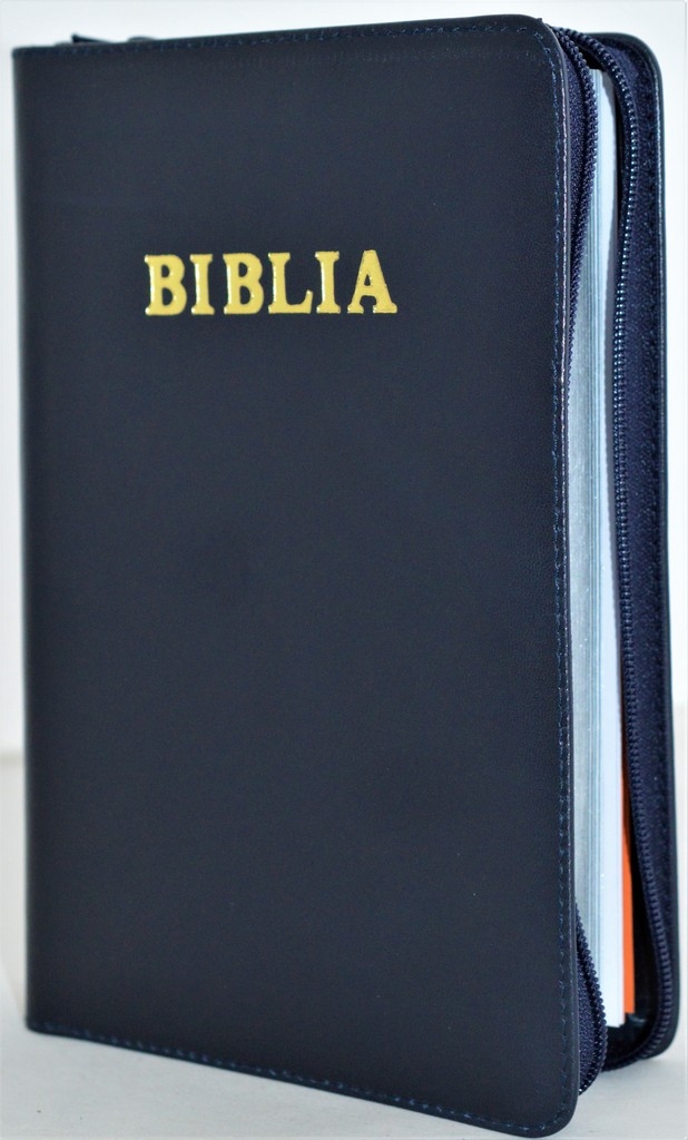 Biblia de studiu pentru o viata deplina, piele, bleumarin inchis, margini argintii, fermoar - versiune pentru copii Biblia de studiu pentru o viata deplina, piele, bleumarin inchis, margini argintii, fermoar - versiune pentru copii