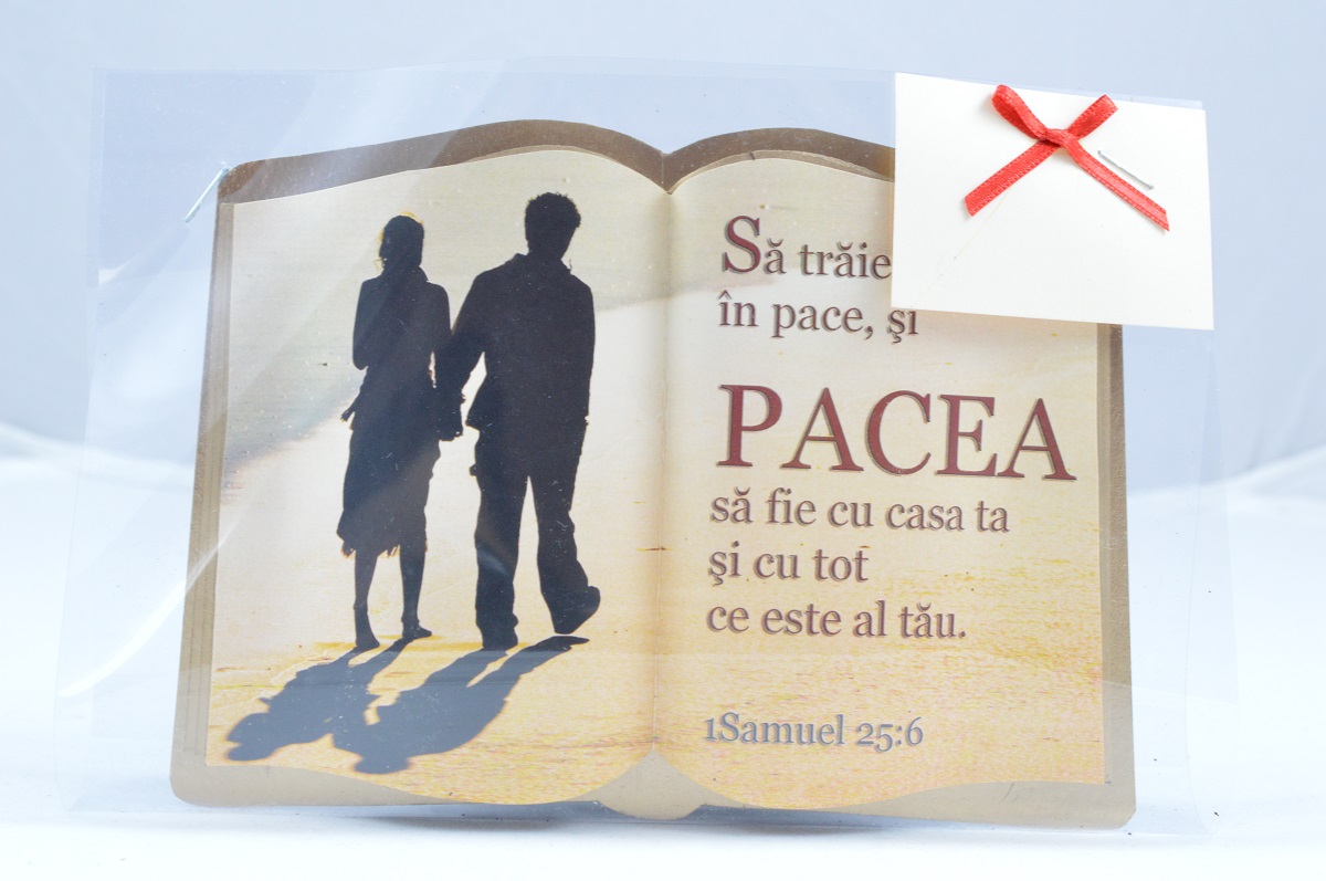 Decor minicarte - Sa traiesti in pace