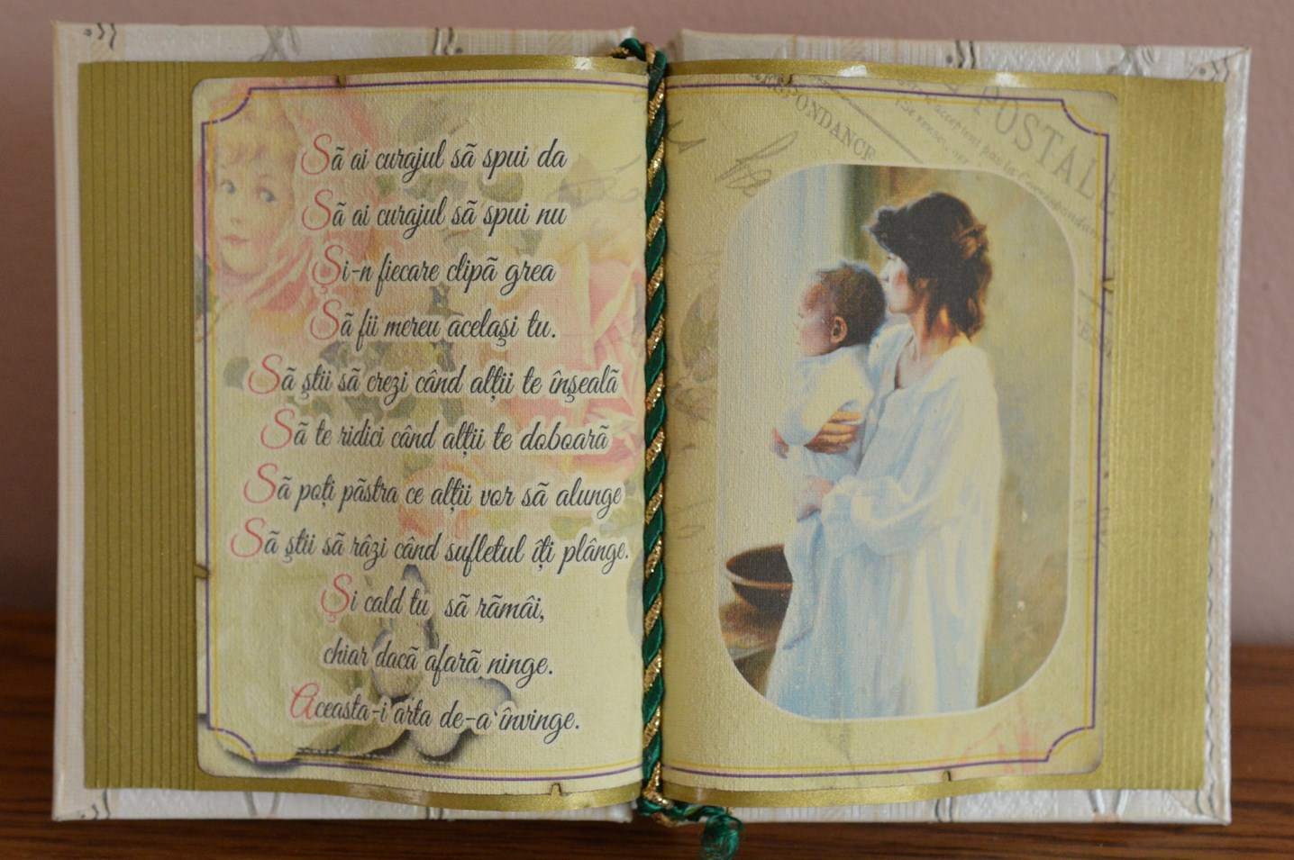 Carte decorativa - Sa ai curajul sa spui da... (14x21 cm) Carte decorativa - Sa ai curajul sa spui da... (14x21 cm)