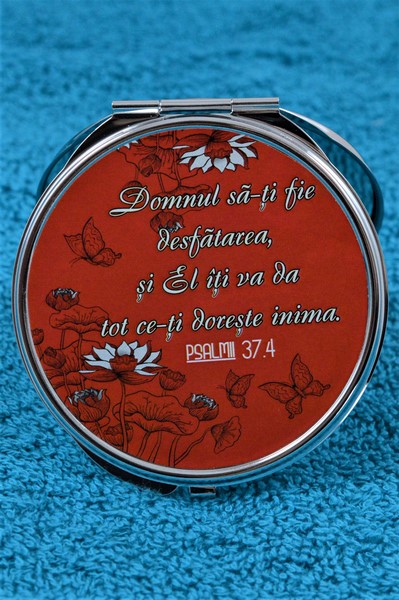 Oglinda de poseta - Domnul sa-ti fie desfatarea Oglinda de poseta - Domnul sa-ti fie desfatarea
