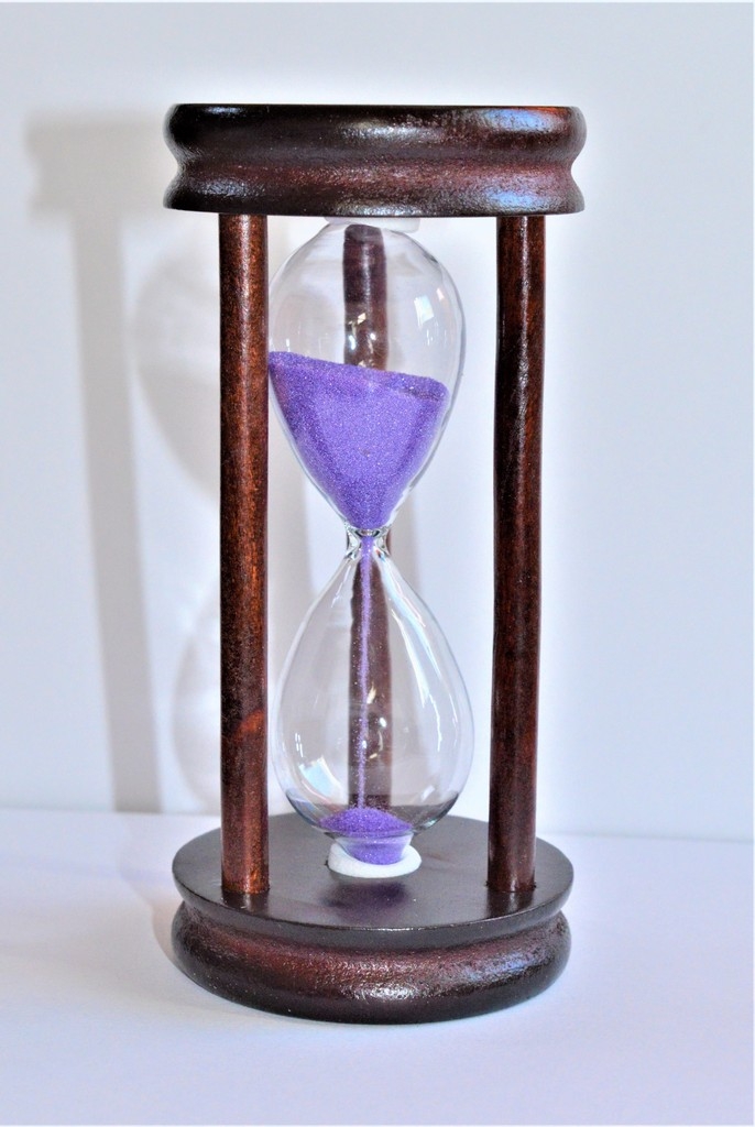 Clepsidra cu nisip - mov (13 cm) Clepsidra cu nisip - mov (13 cm)