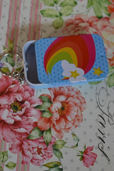 Breloc cu cutie metalica Breloc cu cutie metalica