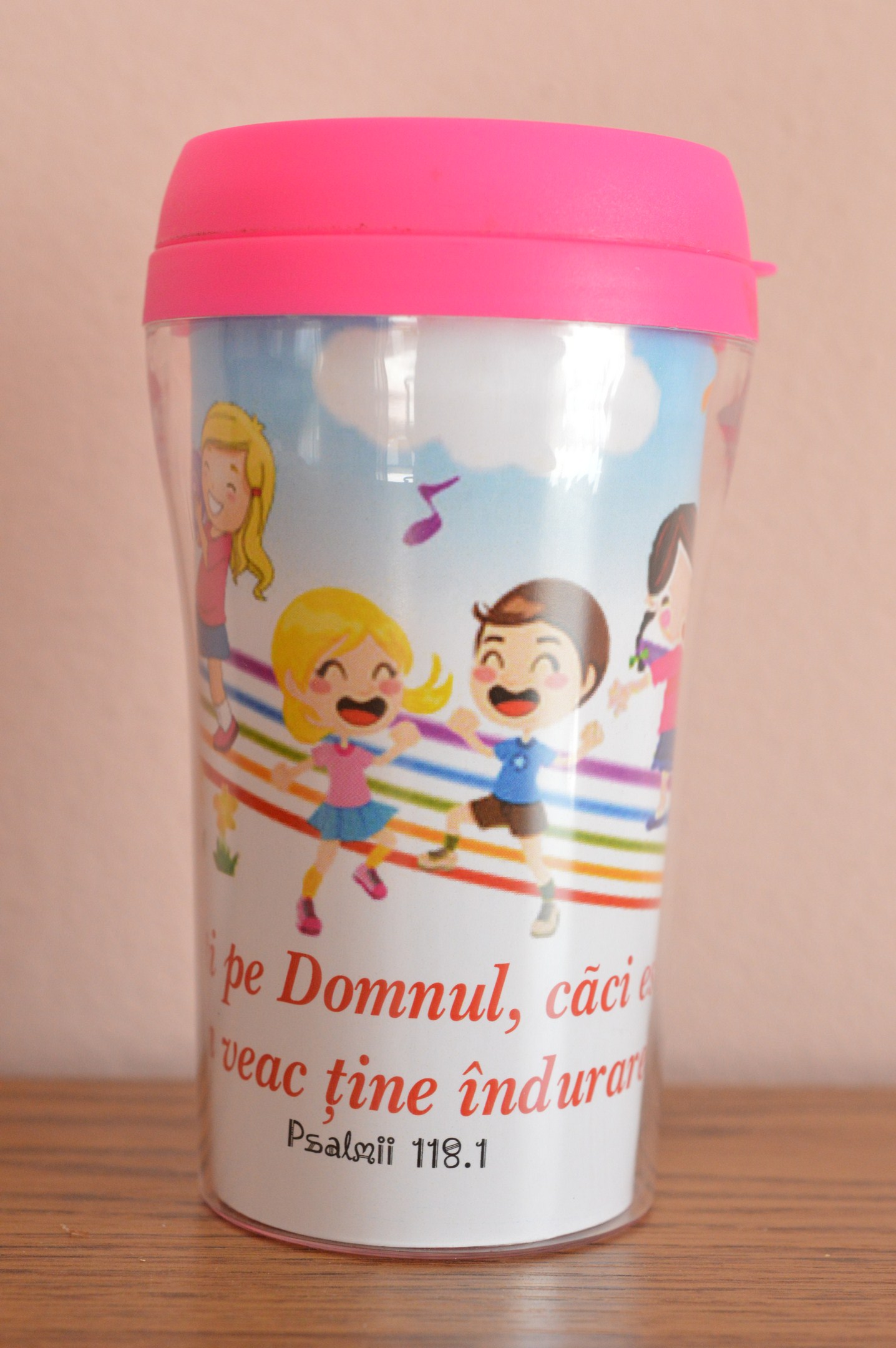 Cana termoizolanta -  Laudati pe Domnul (9x17cm) Cana termoizolanta -  Laudati pe Domnul (9x17cm)