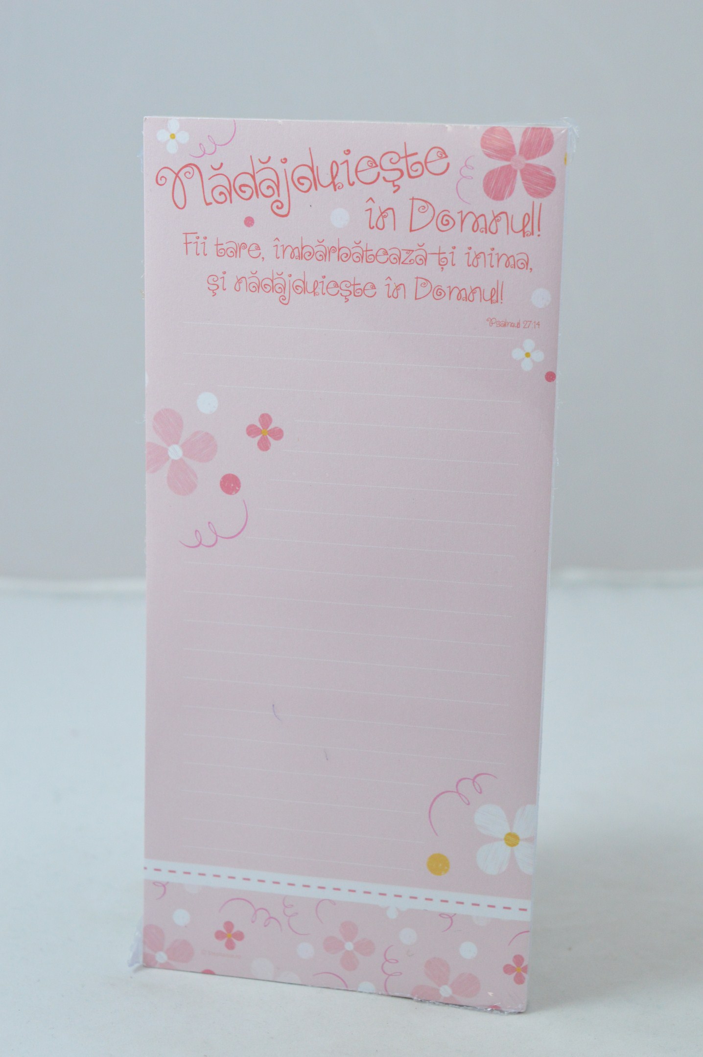 Carnetel cu magnet - Nadajduieste in Domnul Carnetel cu magnet - Nadajduieste in Domnul