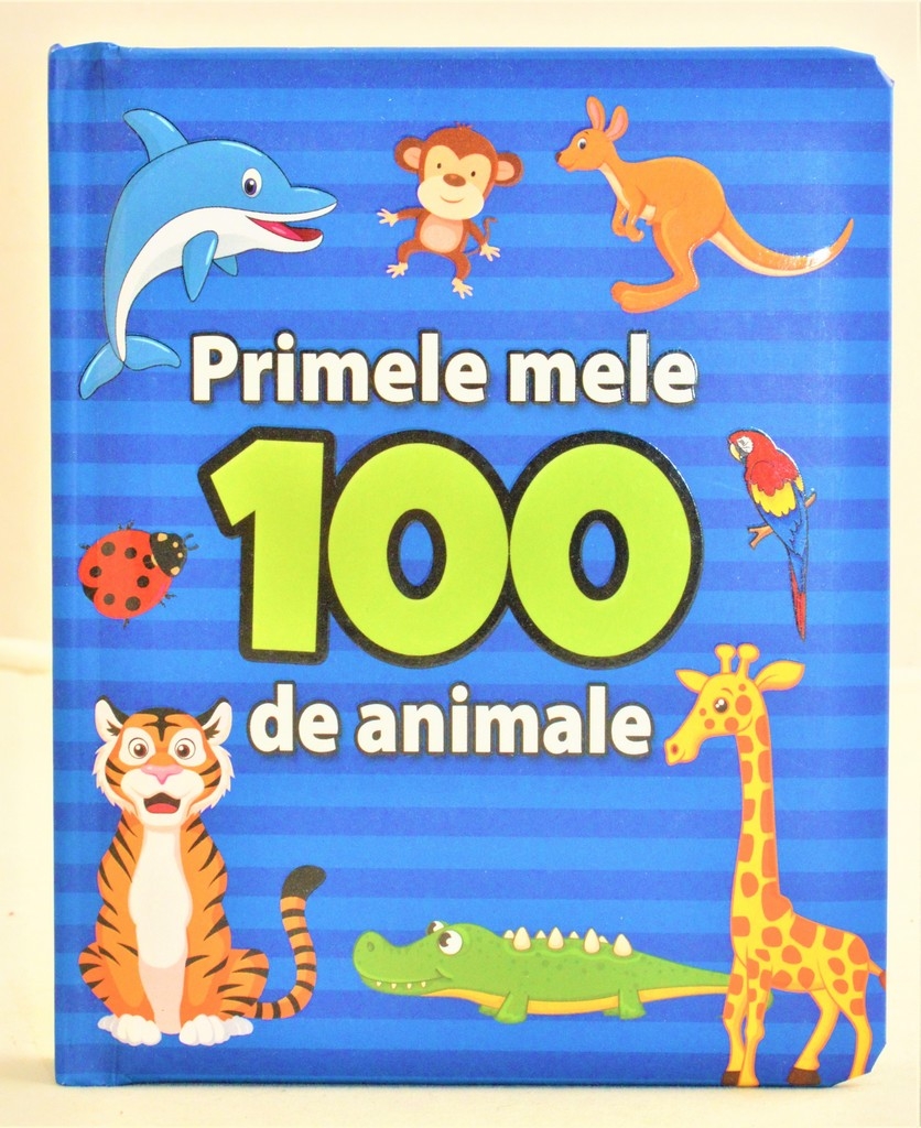 Primele mele 100 de animale - Carte educațională pentru copii