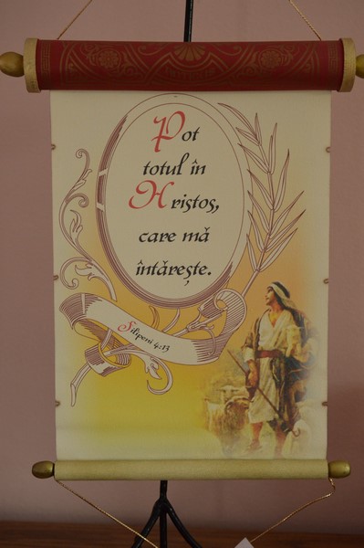 Pergament antic-Pot totul in Hristos Pergament antic-Pot totul in Hristos