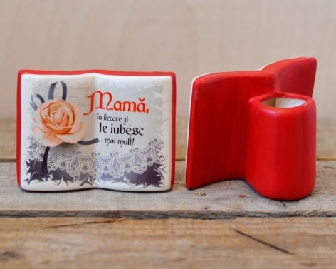 Suport creioane - MAMA  10x7.5x7 cm