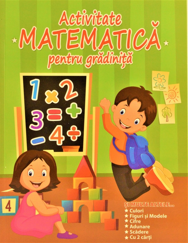 Activitatea - Matematica pentru gradinita (culoare verde)