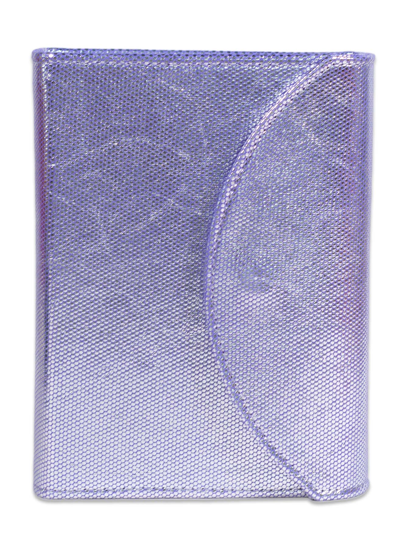 Biblia mica, din piele ,culoare  mov deschis sidef, clapeta cu capsa, index, margini argintii, cuv. lui Isus in rosu . Biblia mica, din piele ,culoare  mov deschis sidef, clapeta cu capsa, index, margini argintii, cuv. lui Isus in rosu .