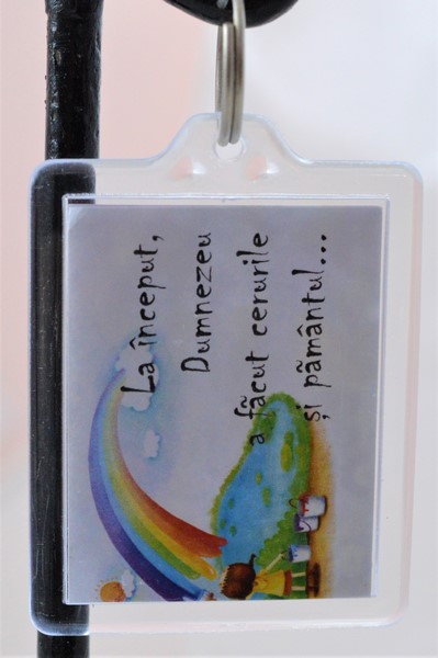 Breloc cu mesaj- La inceput/Mai bun este Breloc cu mesaj- La inceput/Mai bun este