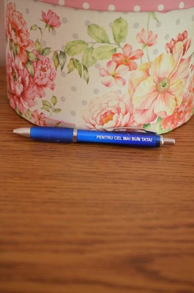 Pix cu meaj crestin - Pentru cel mai bun tata! - (albastru)