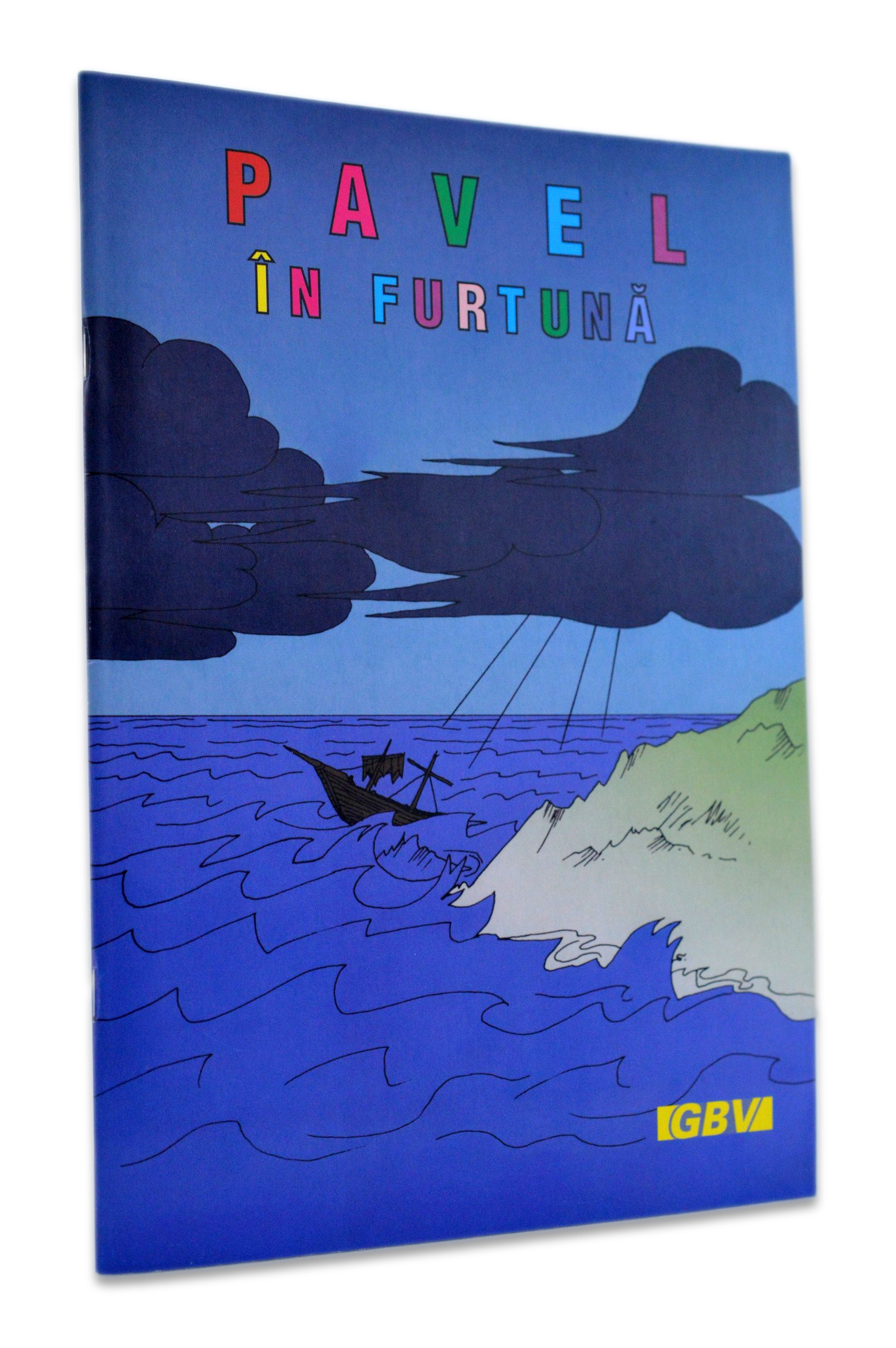 Povestiri biblice de colorat - Pavel in furtuna Povestiri biblice de colorat - Pavel in furtuna