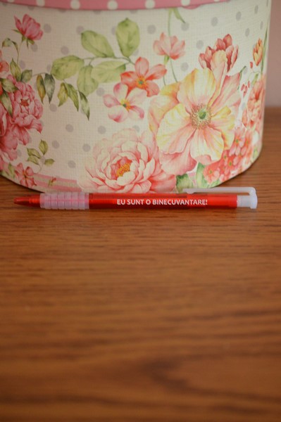 Pix cu mesaj crestin -Eu sunt o binecuvantare!(rosu) Pix cu mesaj crestin -Eu sunt o binecuvantare!(rosu)