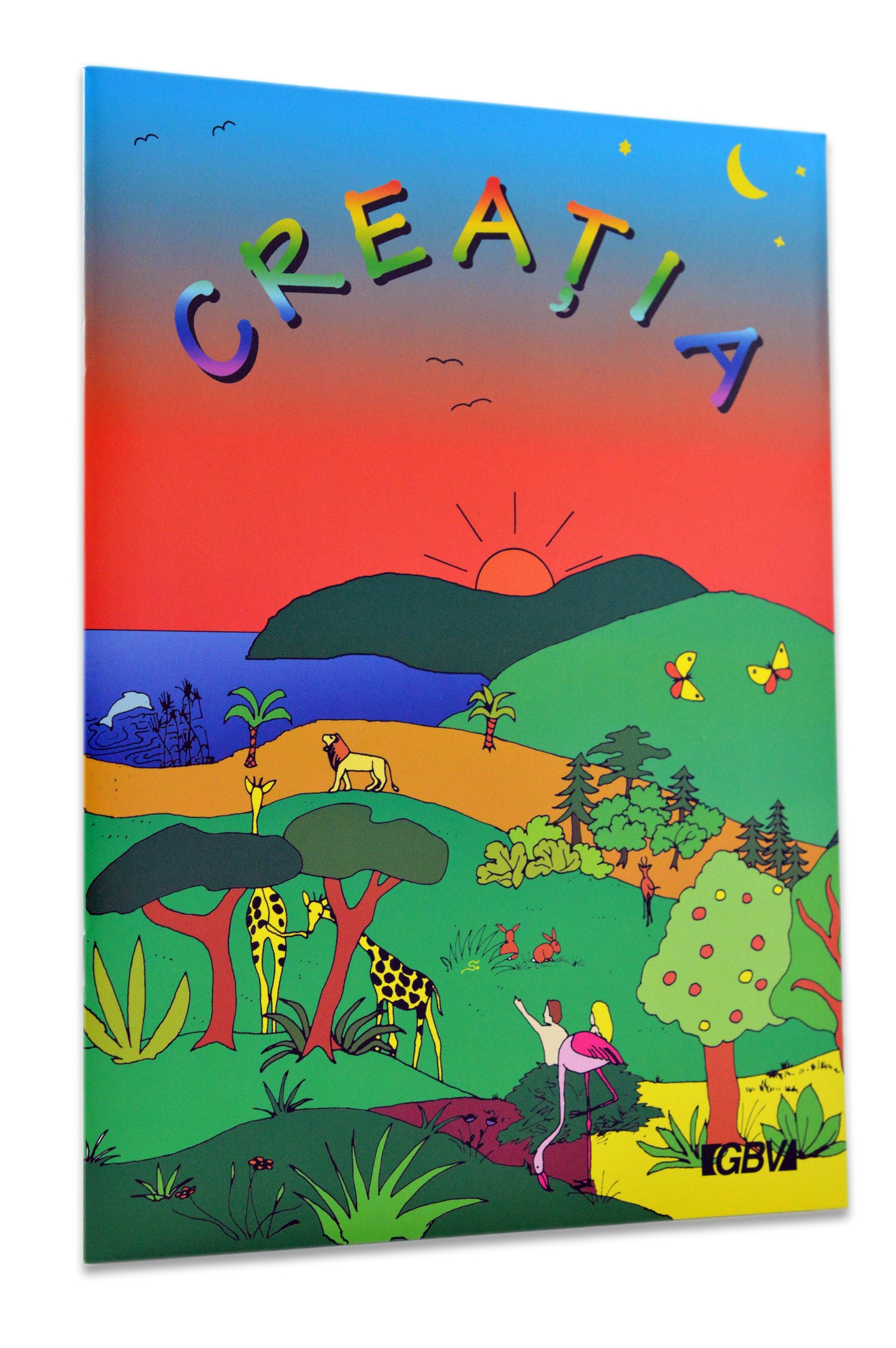 Povestiri biblice de colorat - Creatia