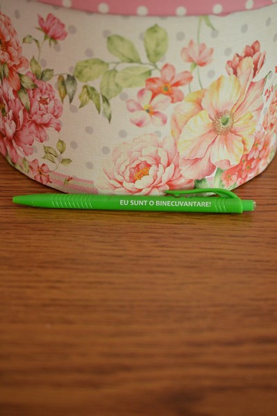 Pix cu mesaj crestin -Eu sunt o binecuvantare!(verde) Pix cu mesaj crestin -Eu sunt o binecuvantare!(verde)