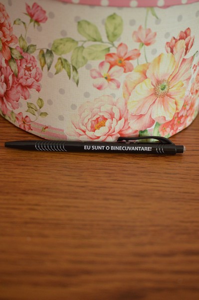 Pix cu mesaj crestin -Eu sunt o binecuvantare!(negru) Pix cu mesaj crestin -Eu sunt o binecuvantare!(negru)