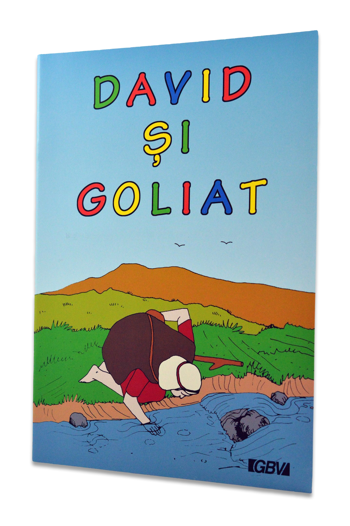 Povestiri biblice de colorat - David si Goliat Povestiri biblice de colorat - David si Goliat