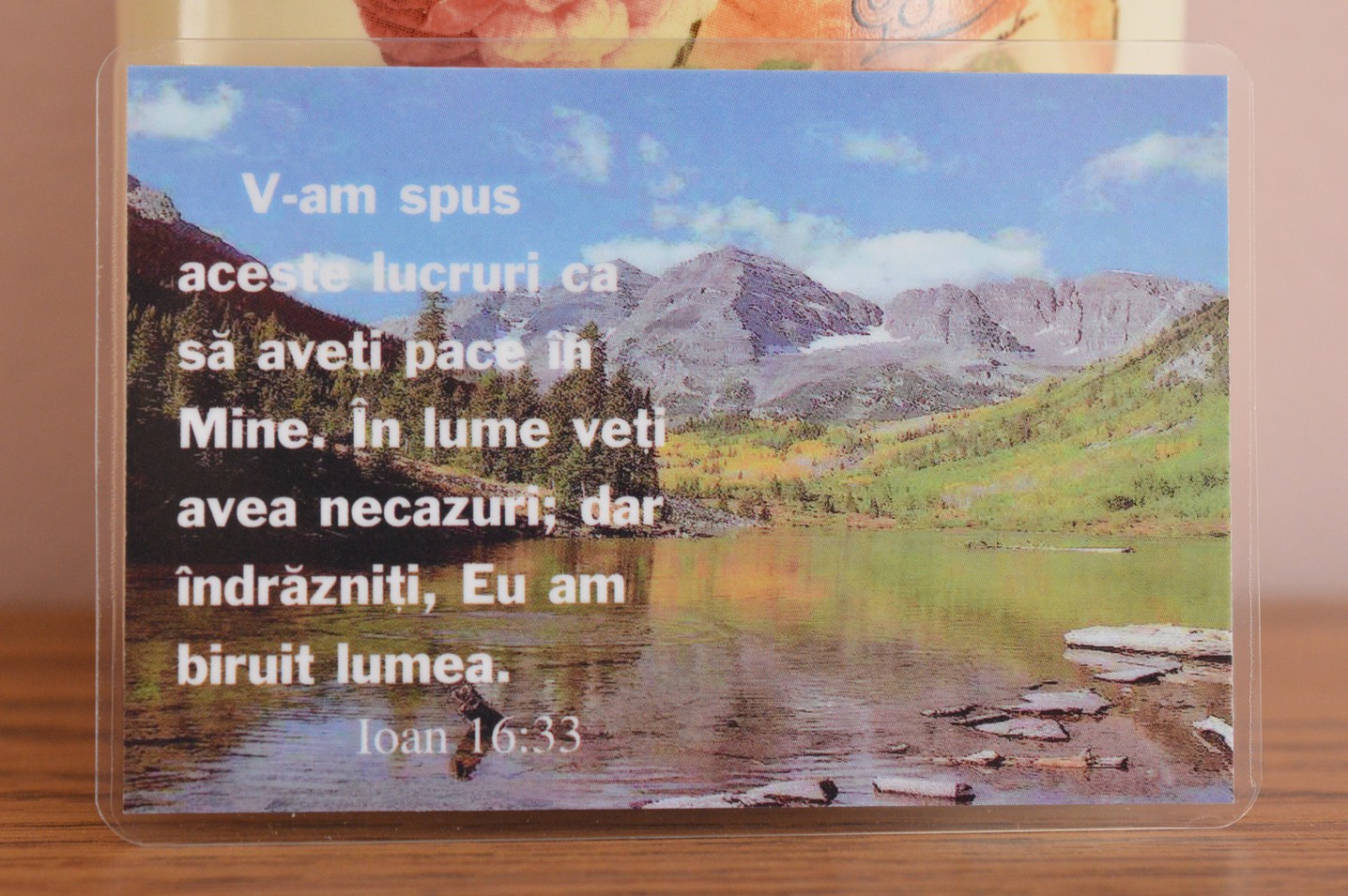 Magnet de frigider - V-am spus aceste lucruri ca sa aveti pace Magnet de frigider - V-am spus aceste lucruri ca sa aveti pace