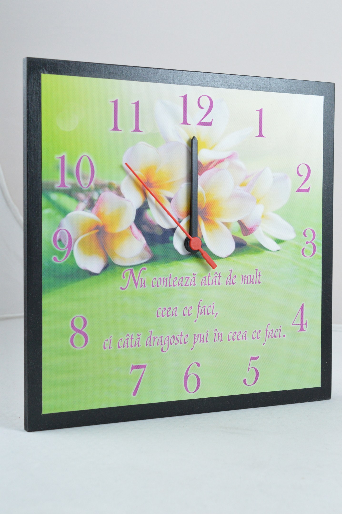 Ceas cu mesaj - Nu conteaza atat de mult ceea ce faci