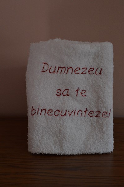 Prosop personalizat - Dumnezeu sa te binecuvinteze!