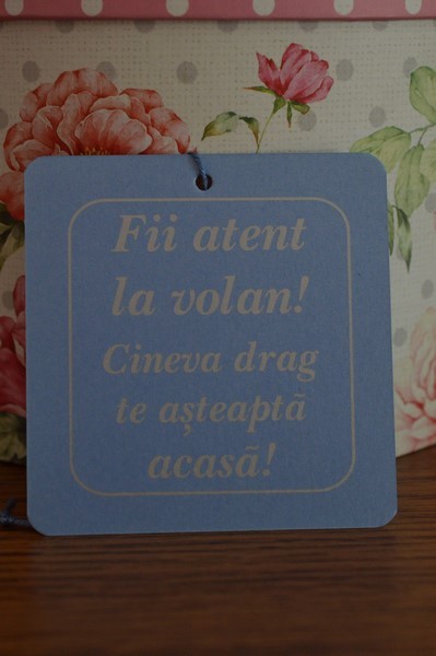 Ornament masina - Fii atent la volan! Ornament masina - Fii atent la volan!