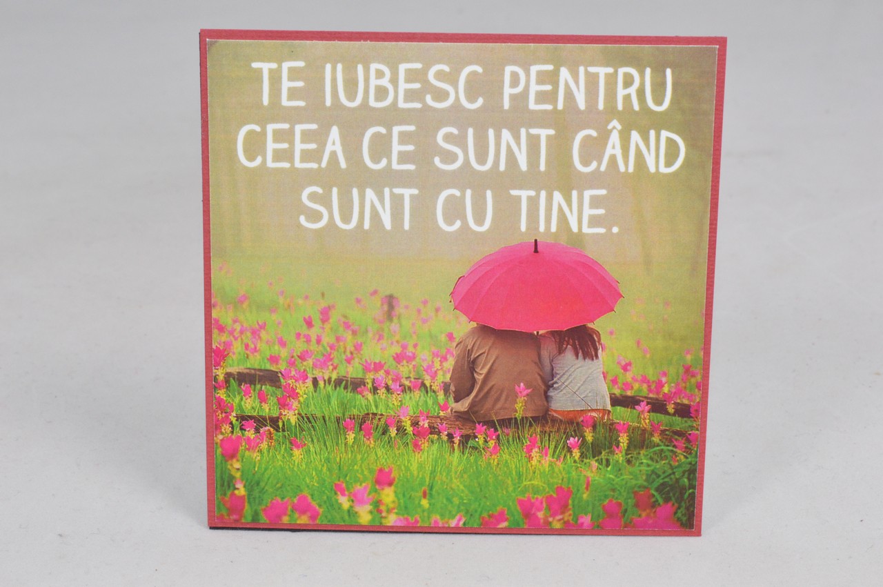 Placheta mica - Te iubesc pentru ceea ce sunt Placheta mica - Te iubesc pentru ceea ce sunt