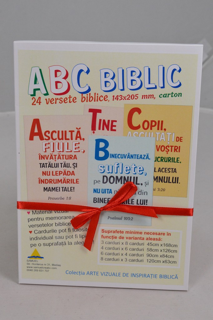 ABC biblic - 24 versete biblice ABC biblic - 24 versete biblice