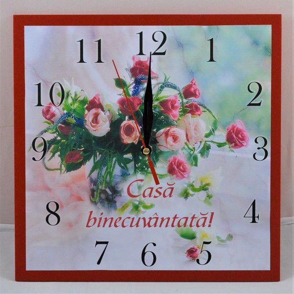 Ceas cu mesaj - Casa binecuvantata