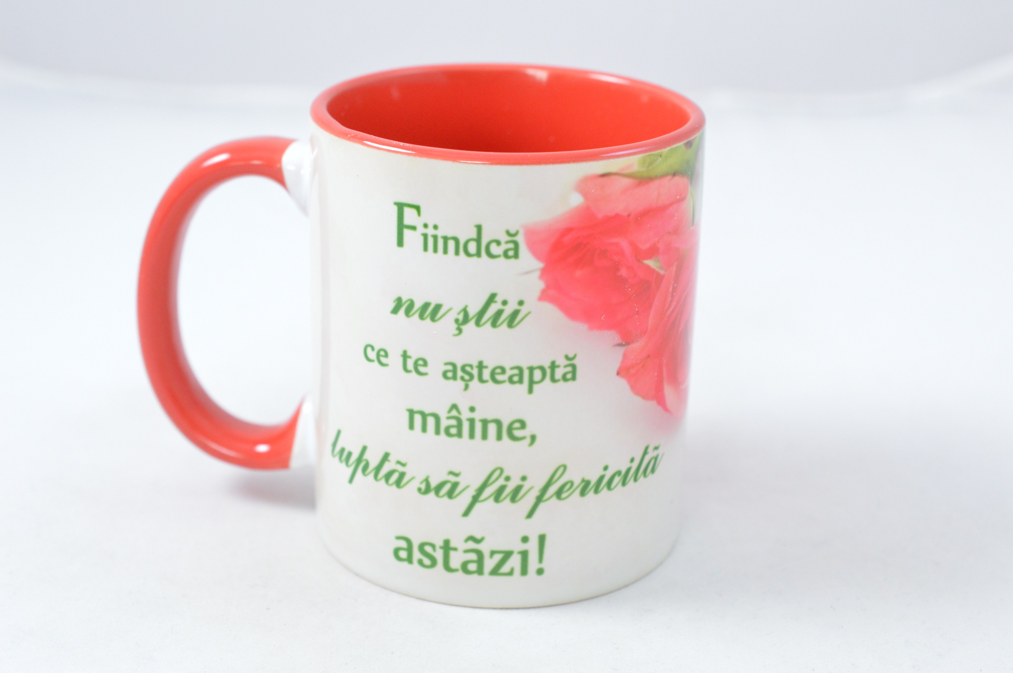 Cana cu mesaj crestin - Fiindca nu stii ce te asteapta maine, lupta sa fii fericita astazi!