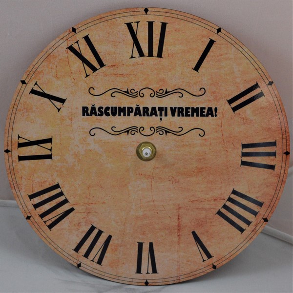 Ceas de perete rotund - Rascumparati vremea! - 20 cm Ceas de perete rotund - Rascumparati vremea! - 20 cm