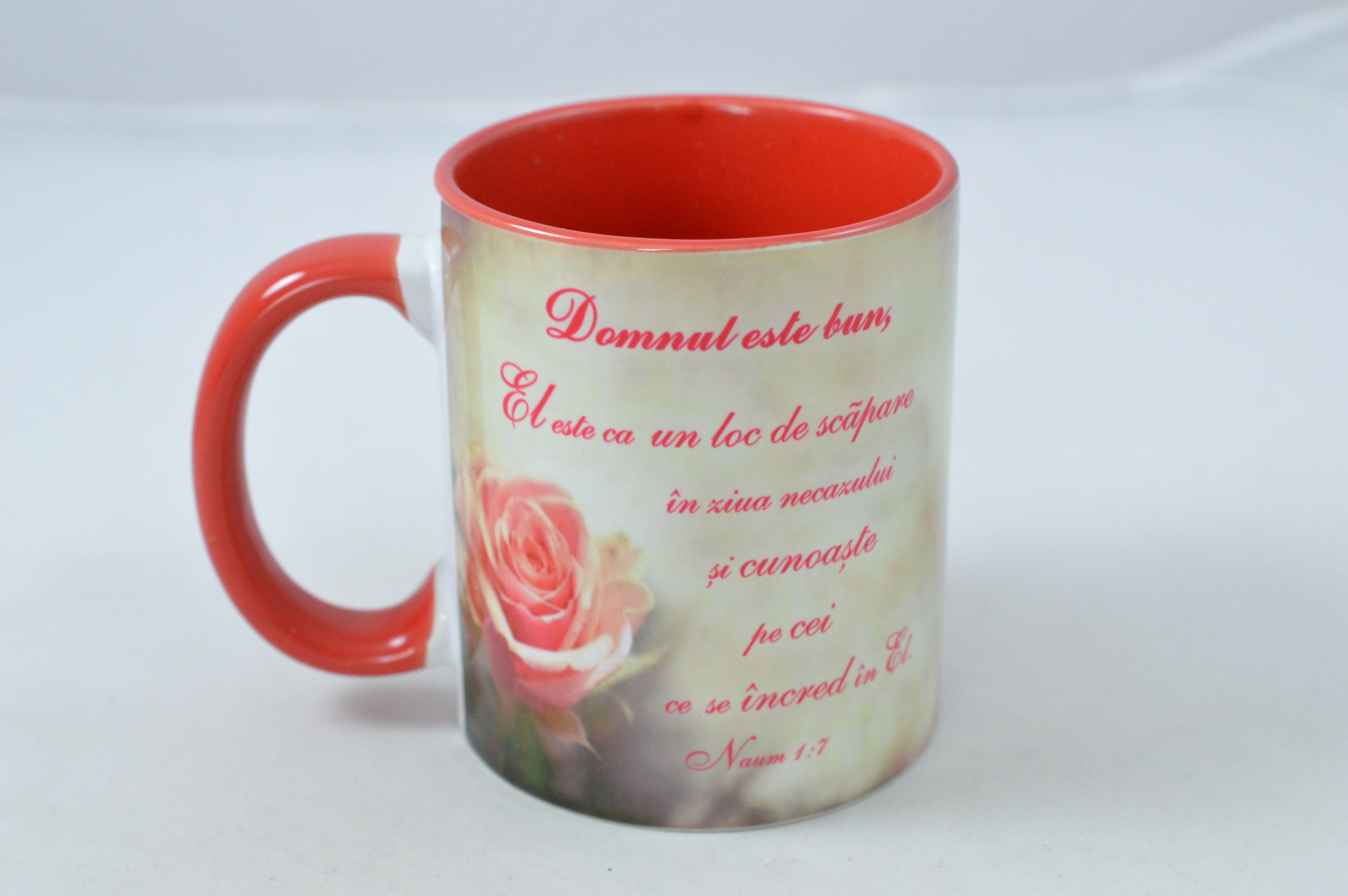 Cana cu mesaj crestin- Domnul este bun Cana cu mesaj crestin- Domnul este bun