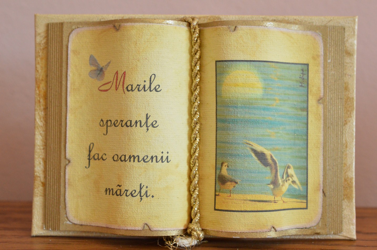 Carte decorativa - Marile sperante fac...(10x14 cm) Carte decorativa - Marile sperante fac...(10x14 cm)