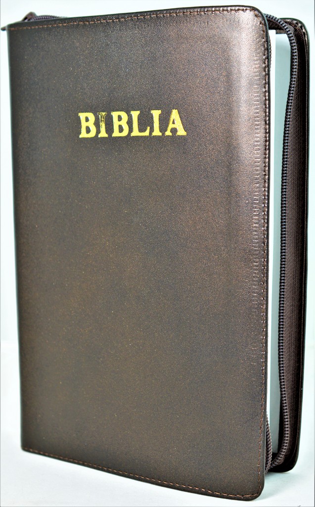 Szent Biblia - forditotta Karoli Gaspar (Biblia in lb. maghiara, marime mare, piele, maro sidefat, fermoar) Szent Biblia - forditotta Karoli Gaspar (Biblia in lb. maghiara, marime mare, piele, maro sidefat, fermoar)