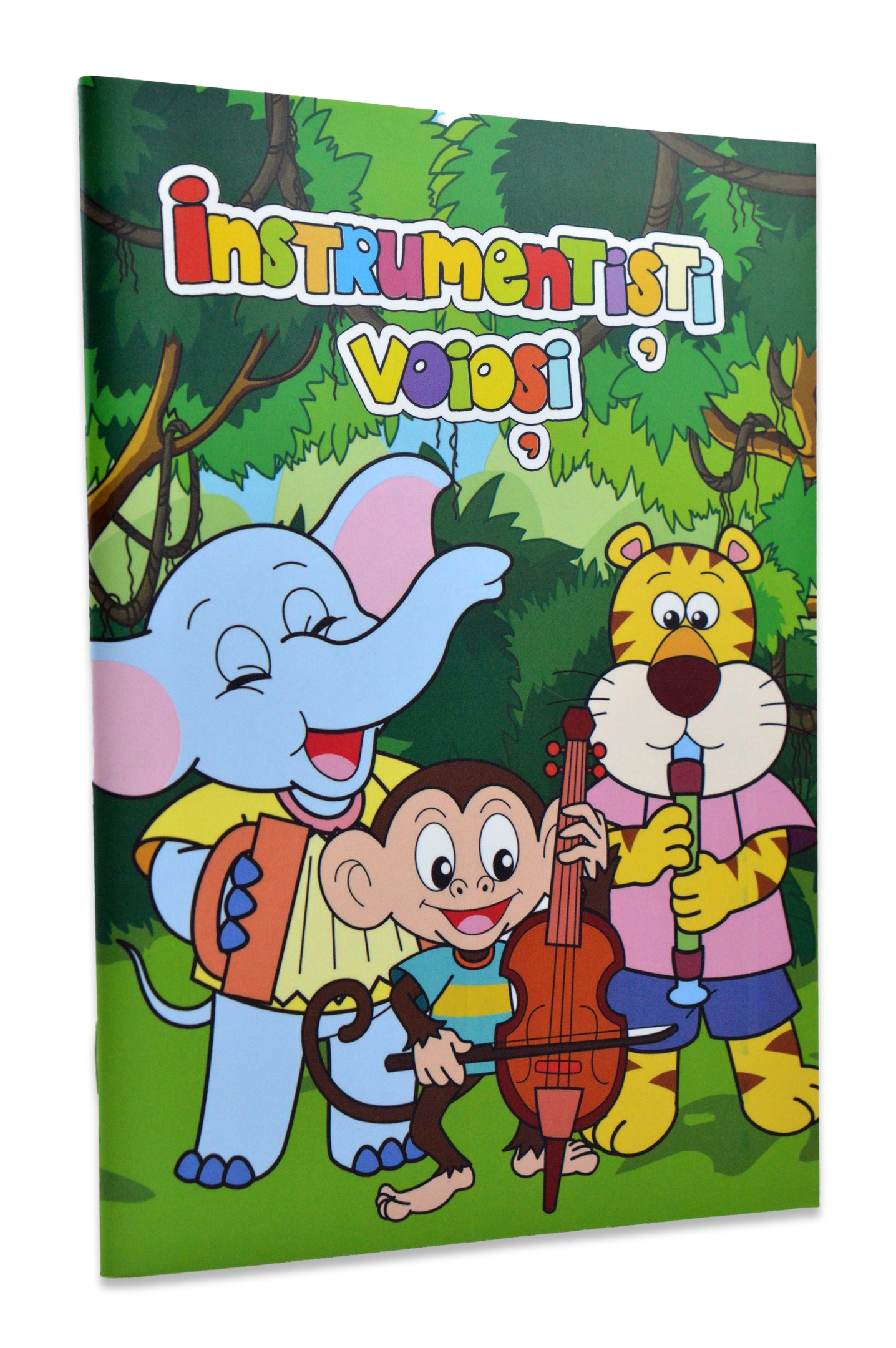 Instrumentisti voiosi - carte de colorat Instrumentisti voiosi - carte de colorat