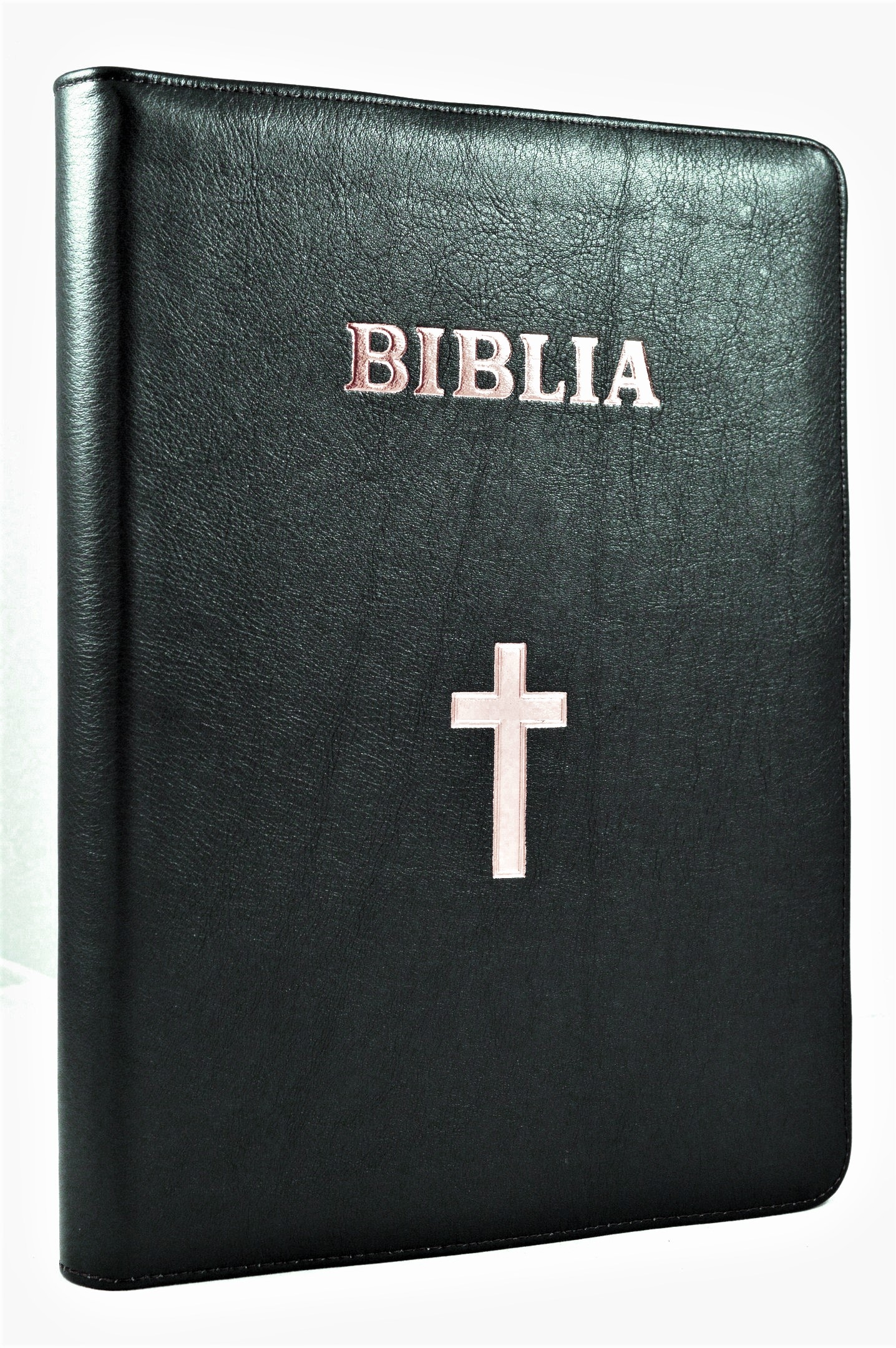 Biblia de la Bucuresti - Biblia lui Serban Voda Cantacuzino sau Biblia de la 1688 (editia 2018), coperta piele naturala, neagra