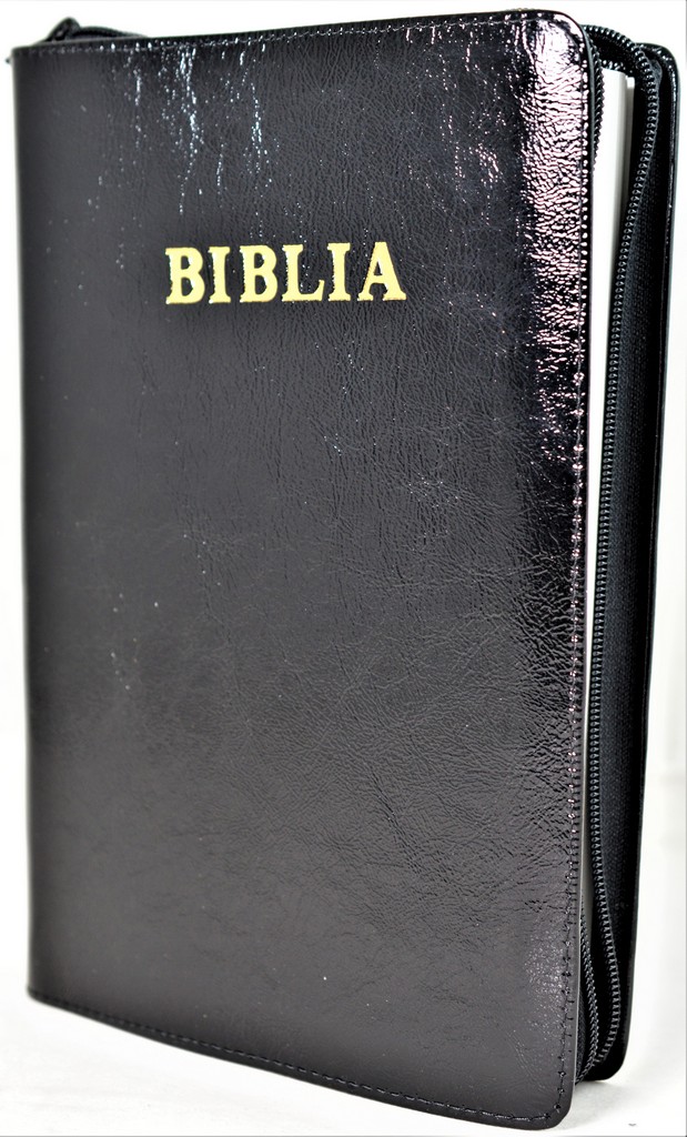 Szent Biblia - forditotta Karoli Gaspar (Biblia in lb. maghiara, marime mare, piele, negru lacuit, fermoar) Szent Biblia - forditotta Karoli Gaspar (Biblia in lb. maghiara, marime mare, piele, negru lacuit, fermoar)