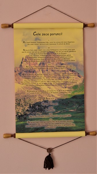 PAPIRUS A4 (30x20cm) -  Cele zece porunci!