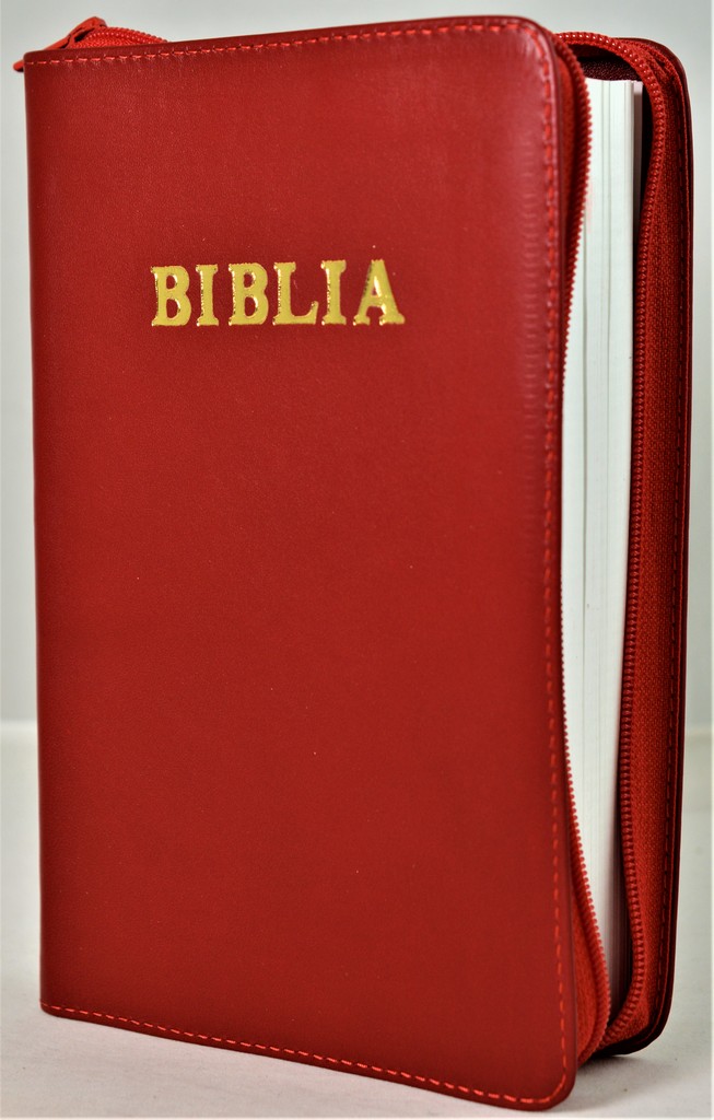 Szent Biblia - forditotta Karoli Gaspar (Biblia in lb. maghiara, marime medie, piele, rosie, fermoar) Szent Biblia - forditotta Karoli Gaspar (Biblia in lb. maghiara, marime medie, piele, rosie, fermoar)