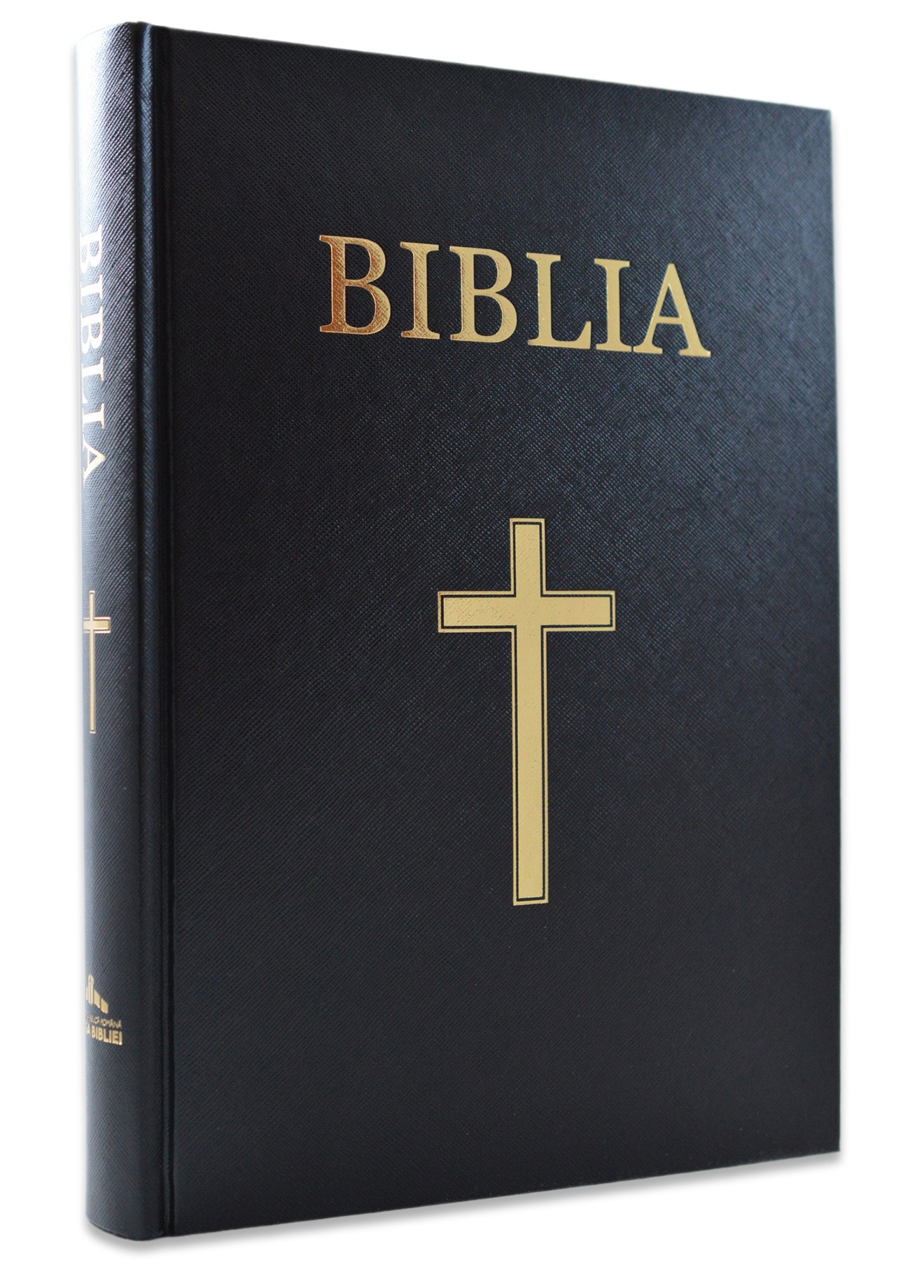 Biblia foarte mare, coperta tare, neagra, cu scris mare, cu cruce, trad. Cornilescu [093 CT]