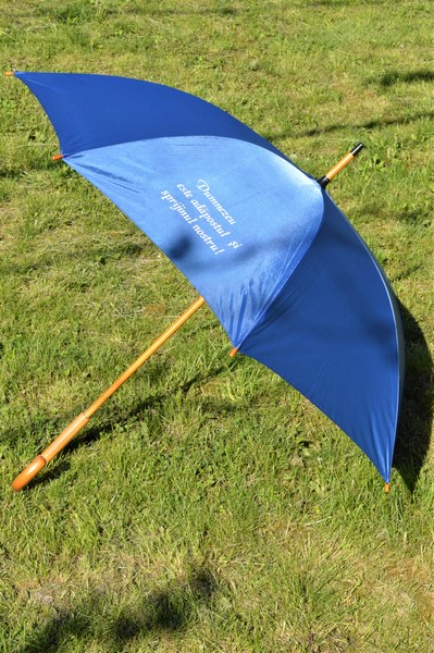 Umbrela - Dumnezeu este sprijinul si adapostul nostru , culoare albastra Umbrela - Dumnezeu este sprijinul si adapostul nostru , culoare albastra